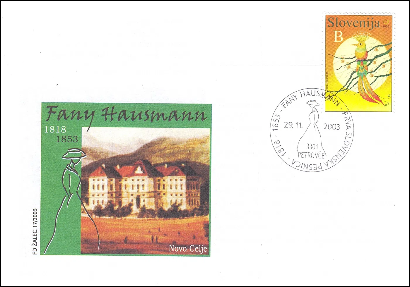 FANY HAUSMANN - PRVA SLOVENSKA PESNICA 1818 - 1853